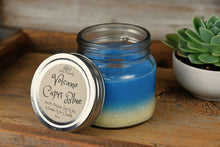 Load image into Gallery viewer, Volcano Capri Blue- Soy Wax Wooden Wick Candle 16oz.
